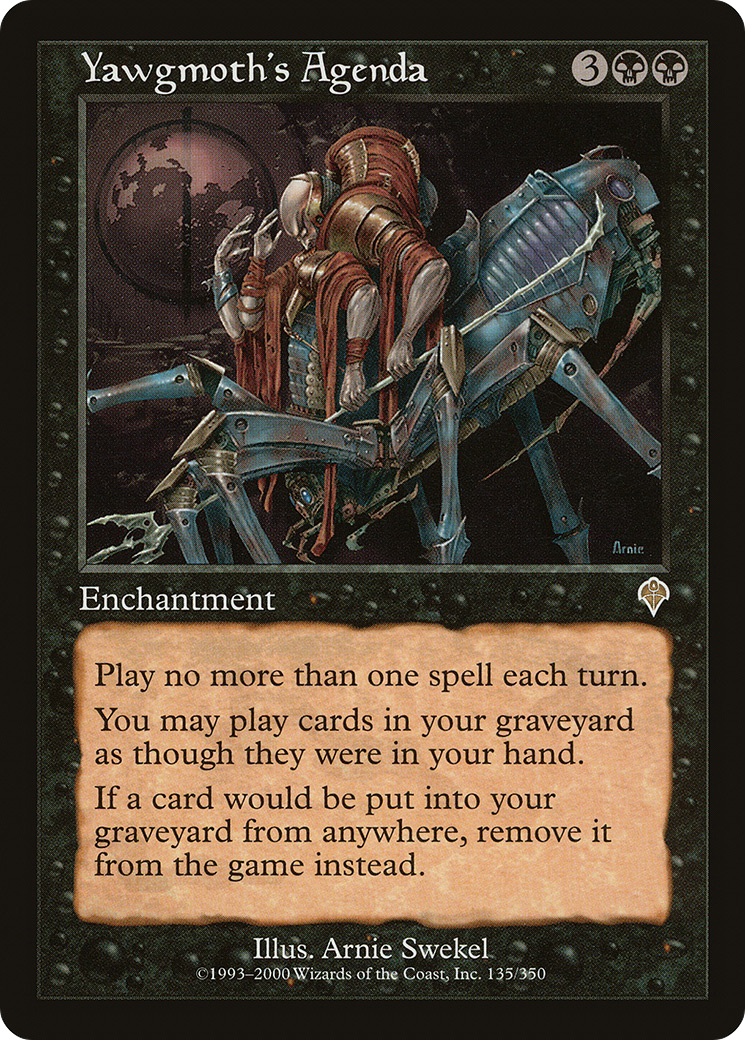 Yawgmoth's Agenda (INV-135) [Invasion]