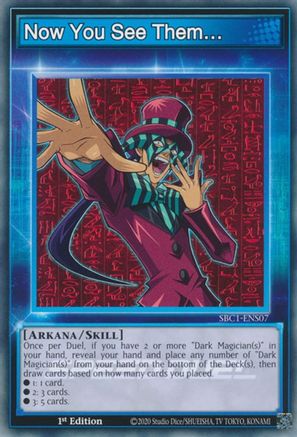 Now You See Them... (Common) (SBC1-ENS07) - Speed Duel: Streets of Battle City 1st Edition