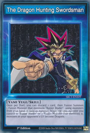 The Dragon Hunting Swordsman (Common) (SBC1-ENS09) - Speed Duel: Streets of Battle City 1st Edition
