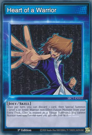 Heart of a Warrior (Common) (SBC1-ENS10) - Speed Duel: Streets of Battle City 1st Edition