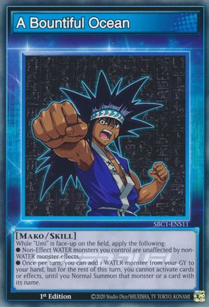 A Bountiful Ocean (Common) (SBC1-ENS11) - Speed Duel: Streets of Battle City 1st Edition