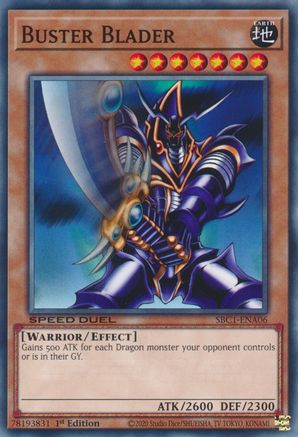 Buster Blader (Common) (SBC1-ENA06) - Speed Duel: Streets of Battle City 1st Edition