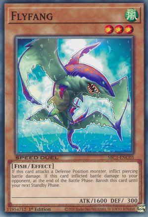 Flyfang (Common) (SBC1-ENC03) - Speed Duel: Streets of Battle City 1st Edition