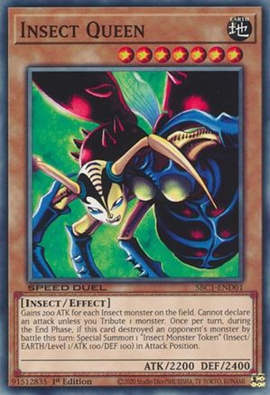 Insect Queen (Common) (SBC1-END01) - Speed Duel: Streets of Battle City 1st Edition