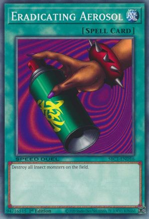 Eradicating Aerosol (Common) (SBC1-END16) - Speed Duel: Streets of Battle City 1st Edition