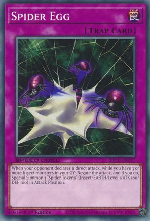 Spider Egg (Common) (SBC1-END17) - Speed Duel: Streets of Battle City 1st Edition