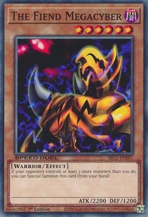 The Fiend Megacyber (Common) (SBC1-ENE07) - Speed Duel: Streets of Battle City 1st Edition