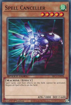Spell Canceller (Common) (SBC1-ENE08) - Speed Duel: Streets of Battle City 1st Edition