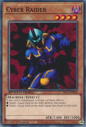 Cyber Raider (Common) (SBC1-ENE09) - Speed Duel: Streets of Battle City 1st Edition