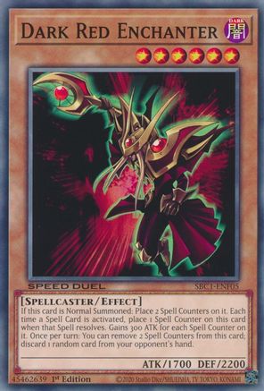 Dark Red Enchanter (Common) (SBC1-ENF05) - Speed Duel: Streets of Battle City 1st Edition