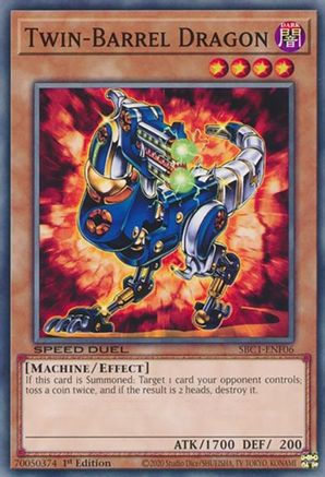 Twin-Barrel Dragon (Common) (SBC1-ENF06) - Speed Duel: Streets of Battle City 1st Edition