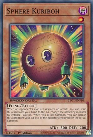 Sphere Kuriboh (Common) (SBC1-ENF10) - Speed Duel: Streets of Battle City 1st Edition