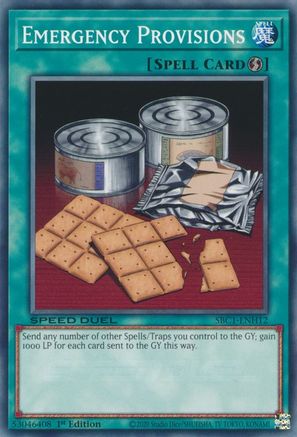 Emergency Provisions (Common) (SBC1-ENH12) - Speed Duel: Streets of Battle City 1st Edition