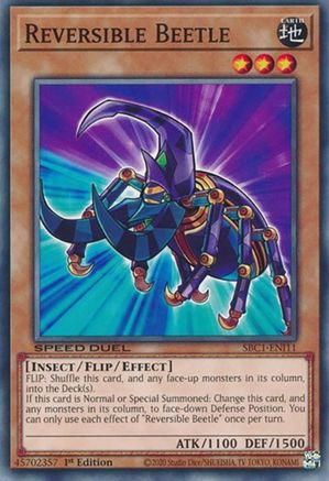 Reversible Beetle (Common) (SBC1-ENI11) - Speed Duel: Streets of Battle City 1st Edition