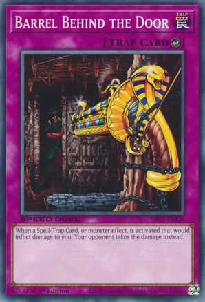 Barrel Behind the Door (Common) (SBC1-ENI20) - Speed Duel: Streets of Battle City 1st Edition
