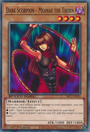Dark Scorpion - Meanae the Thorn (Common) (SBC1-ENI24) - Speed Duel: Streets of Battle City 1st Edition