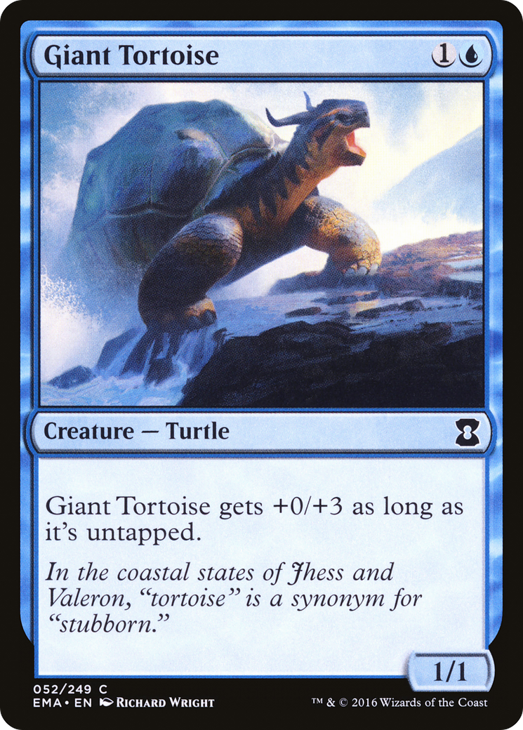 Giant Tortoise (EMA-052) [Eternal Masters] Foil