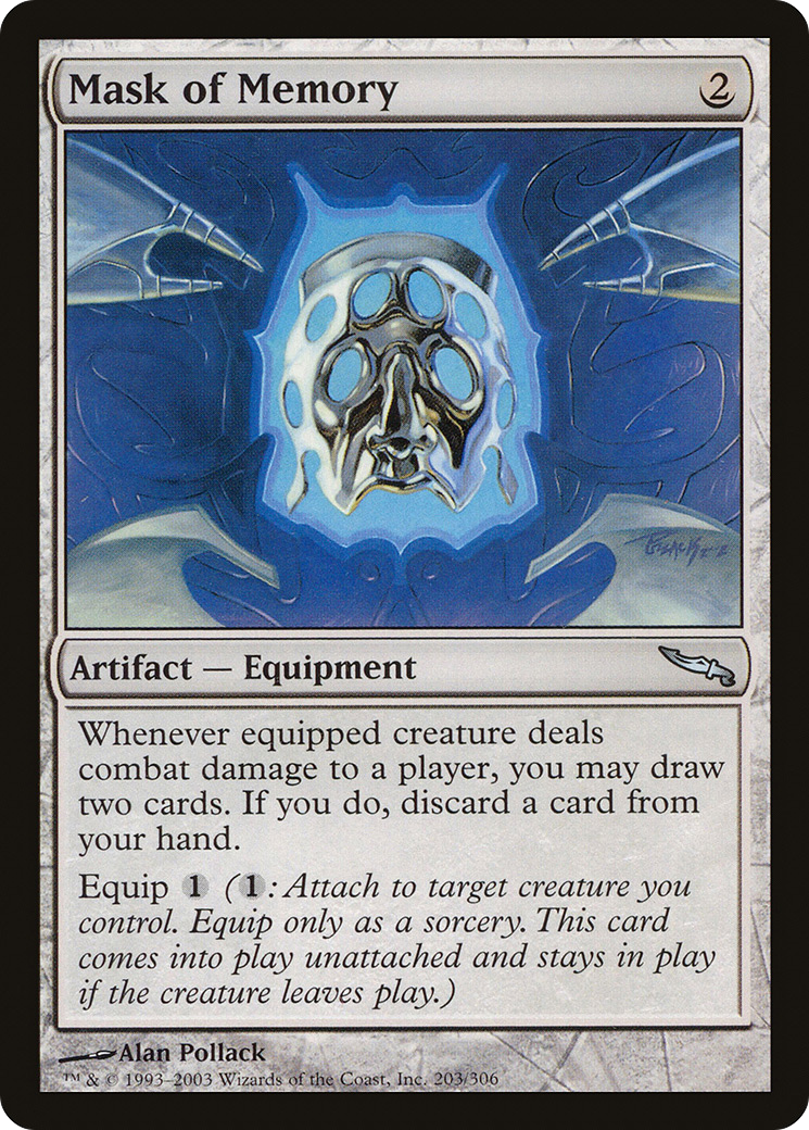 Mask of Memory (MRD-203) [Mirrodin] Foil