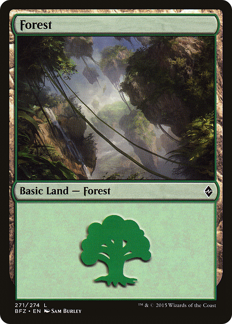 Forest (BFZ-271) [Battle for Zendikar]