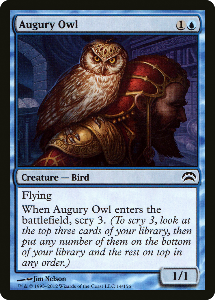 Augury Owl (PC2-014) [Planechase 2012] Foil