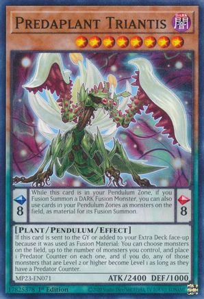 Predaplant Triantis (Common) (MP23-EN071) - 25th Anniversary Tin: Dueling Heroes Mega Pack 1st Edition