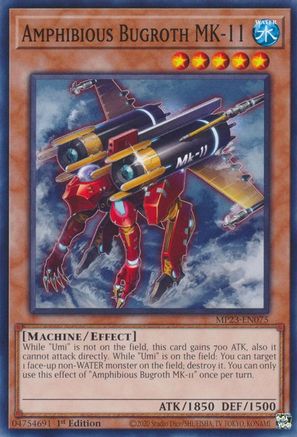 Amphibious Bugroth MK-11 (Common) (MP23-EN075) - 25th Anniversary Tin: Dueling Heroes Mega Pack 1st Edition
