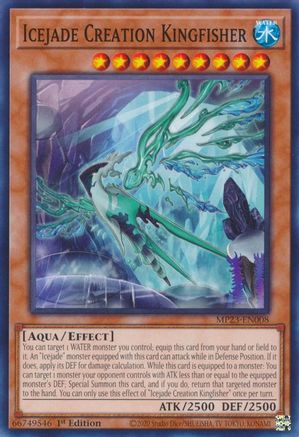 Icejade Creation Kingfisher (Common) (MP23-EN008) - 25th Anniversary Tin: Dueling Heroes Mega Pack 1st Edition