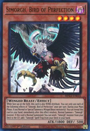 Simorgh, Bird of Perfection (Ultra Rare) (MP23-EN016) - 25th Anniversary Tin: Dueling Heroes Mega Pack 1st Edition