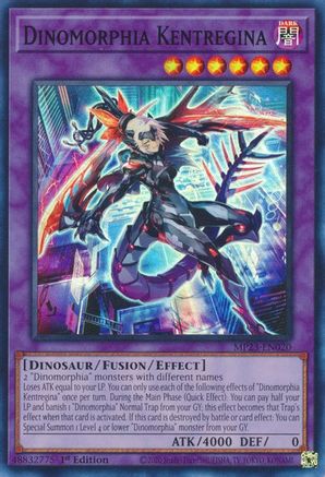 Dinomorphia Kentregina (Super Rare) (MP23-EN020) - 25th Anniversary Tin: Dueling Heroes Mega Pack 1st Edition