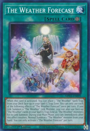 The Weather Forecast (Common) (MP23-EN099) - 25th Anniversary Tin: Dueling Heroes Mega Pack 1st Edition