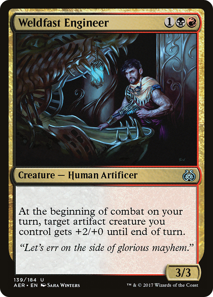 Weldfast Engineer (AER-139) [Aether Revolt] Foil