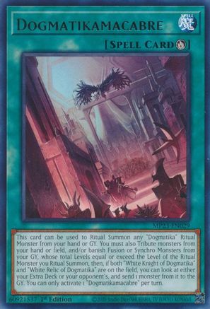 Dogmatikamacabre (Rare) (MP23-EN029) - 25th Anniversary Tin: Dueling Heroes Mega Pack 1st Edition