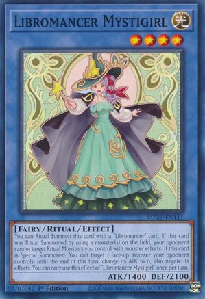 Libromancer Mystigirl (Common) (MP23-EN111) - 25th Anniversary Tin: Dueling Heroes Mega Pack 1st Edition