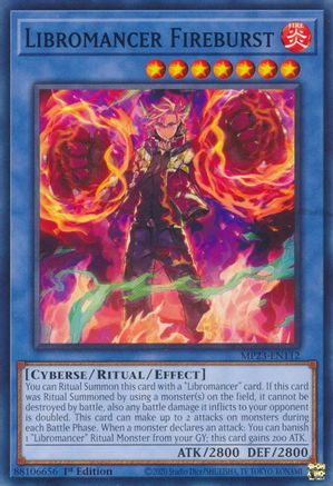 Libromancer Fireburst (Common) (MP23-EN112) - 25th Anniversary Tin: Dueling Heroes Mega Pack 1st Edition
