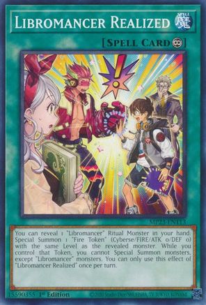 Libromancer Realized (Common) (MP23-EN113) - 25th Anniversary Tin: Dueling Heroes Mega Pack 1st Edition