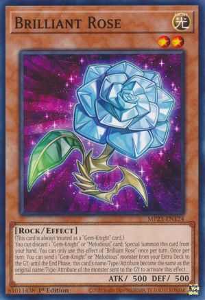 Brilliant Rose (Common) (MP23-EN124) - 25th Anniversary Tin: Dueling Heroes Mega Pack 1st Edition