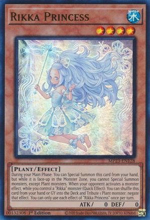 Rikka Princess (Ultra Rare) (MP23-EN128) - 25th Anniversary Tin: Dueling Heroes Mega Pack 1st Edition