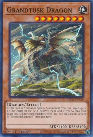 Grandtusk Dragon (Common) (MP23-EN129) - 25th Anniversary Tin: Dueling Heroes Mega Pack 1st Edition