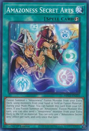 Amazoness Secret Arts (Common) (MP23-EN225) - 25th Anniversary Tin: Dueling Heroes Mega Pack 1st Edition