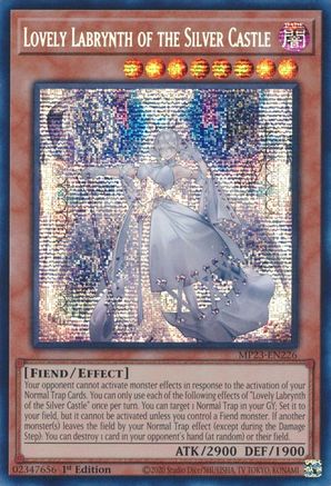 Lovely Labrynth of the Silver Castle (Prismatic Secret Rare) (MP23-EN226) - 25th Anniversary Tin: Dueling Heroes Mega Pack 1st Edition