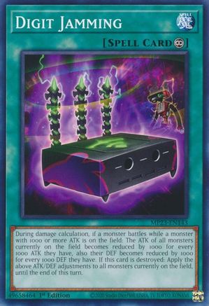 Digit Jamming (Common) (MP23-EN143) - 25th Anniversary Tin: Dueling Heroes Mega Pack 1st Edition
