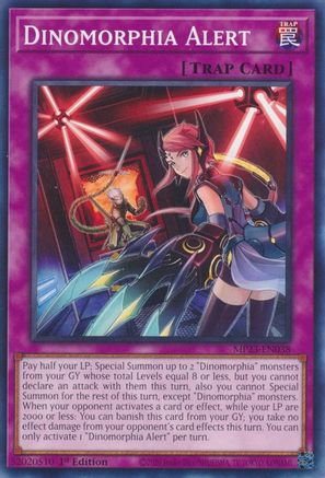 Dinomorphia Alert (Common) (MP23-EN038) - 25th Anniversary Tin: Dueling Heroes Mega Pack 1st Edition
