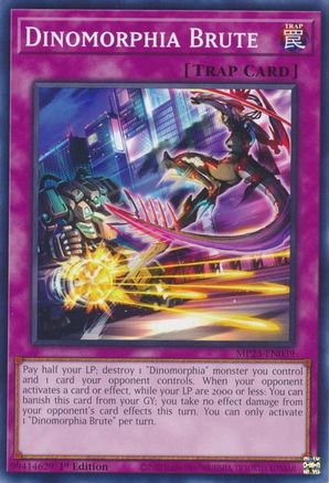 Dinomorphia Brute (Common) (MP23-EN039) - 25th Anniversary Tin: Dueling Heroes Mega Pack 1st Edition