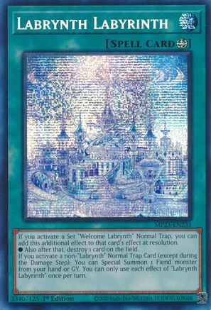 Labrynth Labyrinth (Prismatic Secret Rare) (MP23-EN233) - 25th Anniversary Tin: Dueling Heroes Mega Pack 1st Edition