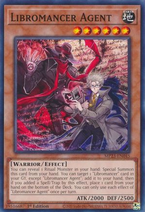Libromancer Agent (Common) (MP23-EN045) - 25th Anniversary Tin: Dueling Heroes Mega Pack 1st Edition