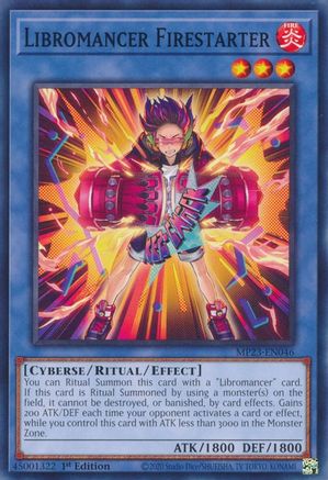 Libromancer Firestarter (Common) (MP23-EN046) - 25th Anniversary Tin: Dueling Heroes Mega Pack 1st Edition