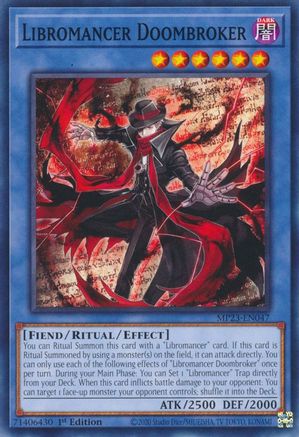 Libromancer Doombroker (Common) (MP23-EN047) - 25th Anniversary Tin: Dueling Heroes Mega Pack 1st Edition