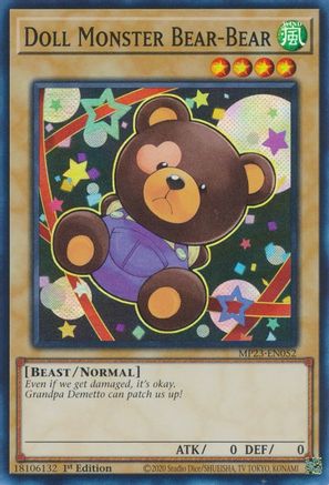 Doll Monster Bear-Bear (Super Rare) (MP23-EN052) - 25th Anniversary Tin: Dueling Heroes Mega Pack 1st Edition