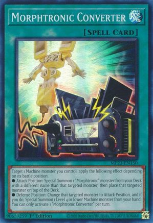 Morphtronic Converter (Super Rare) (MP23-EN150) - 25th Anniversary Tin: Dueling Heroes Mega Pack 1st Edition