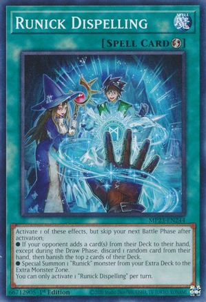 Runick Dispelling (Common) (MP23-EN244) - 25th Anniversary Tin: Dueling Heroes Mega Pack 1st Edition